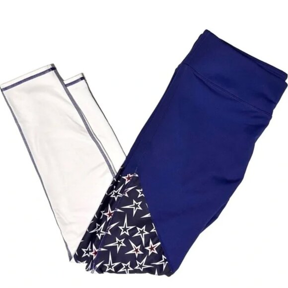 Fabletics LOT OF 3 Athletic Leggings Pink Green Blue Women's Size Medium - Picture 3 of 16